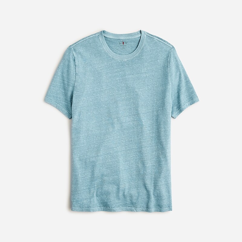 Overcast Blue J.Crew Hemp-organic cotton blend T-shirt | J.Crew Factory | ELTQX9384