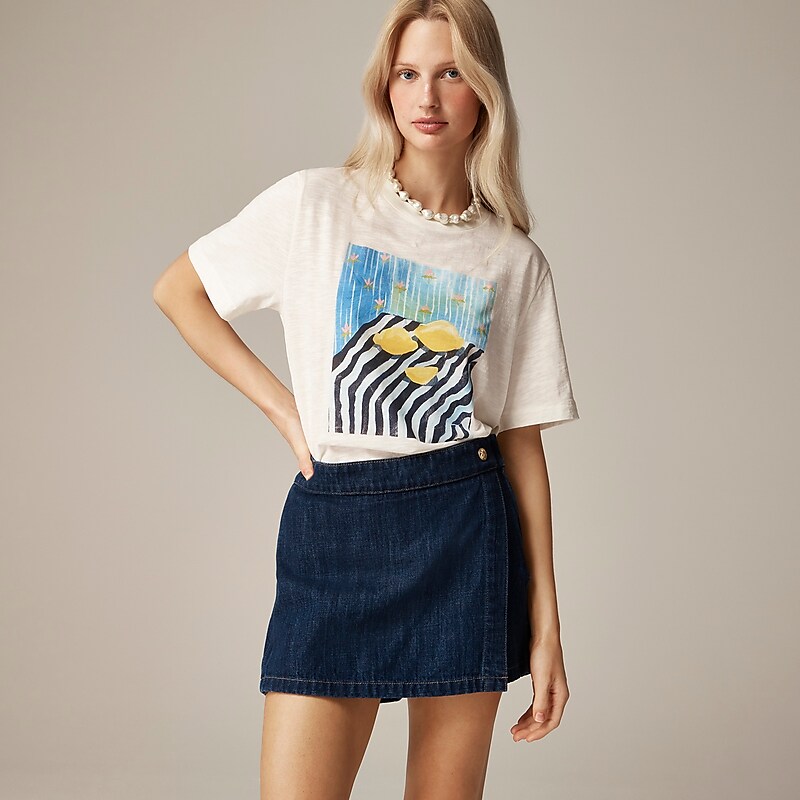 Painted Lemons Stripes J.Crew Relaxed-fit \