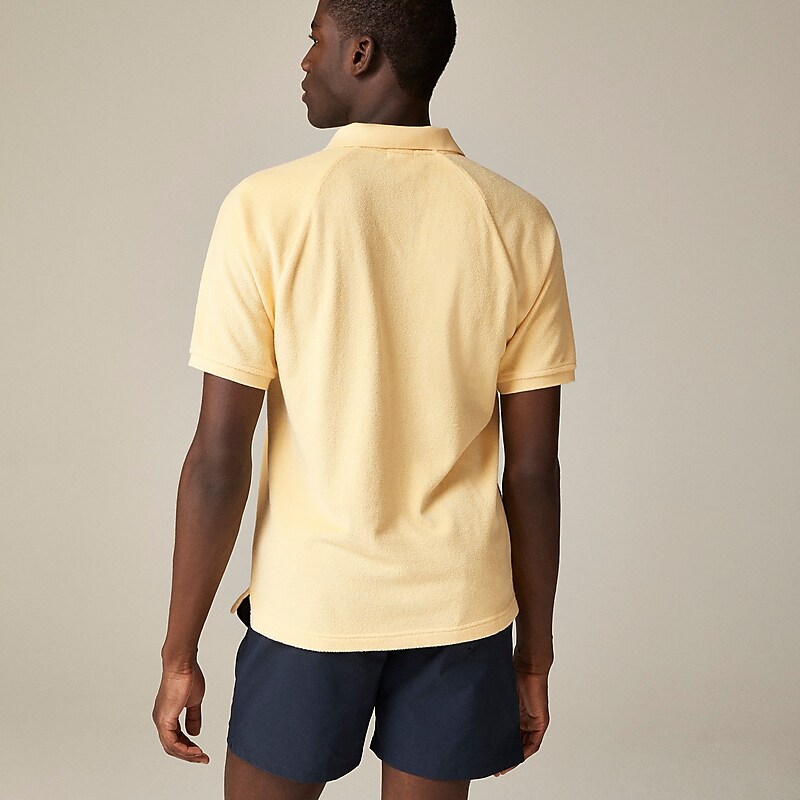 Pale Banana J.Crew Terry cloth polo shirt | J.Crew Factory | NOVLS8932