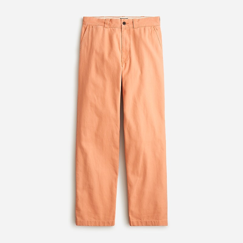 Peach Orange J.Crew Classic trouser in canvas | J.Crew Factory | KIDMV5427