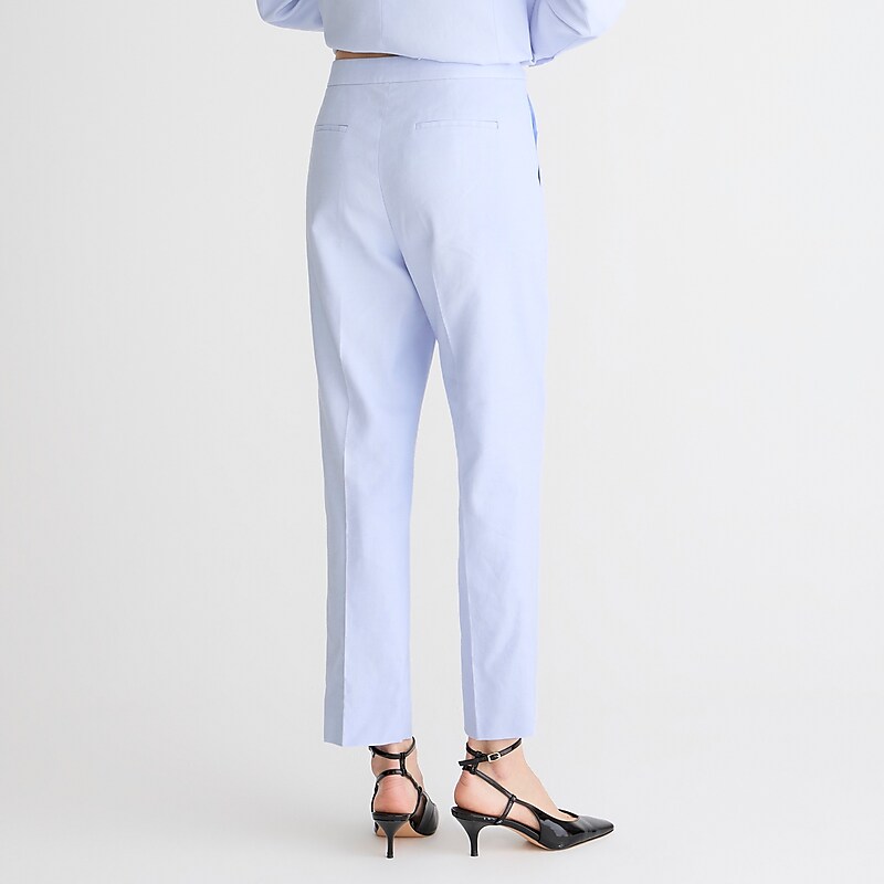 Peri Breeze J.Crew Kate straight-leg pant in stretch linen blend | J.Crew Factory | DYFEU2403