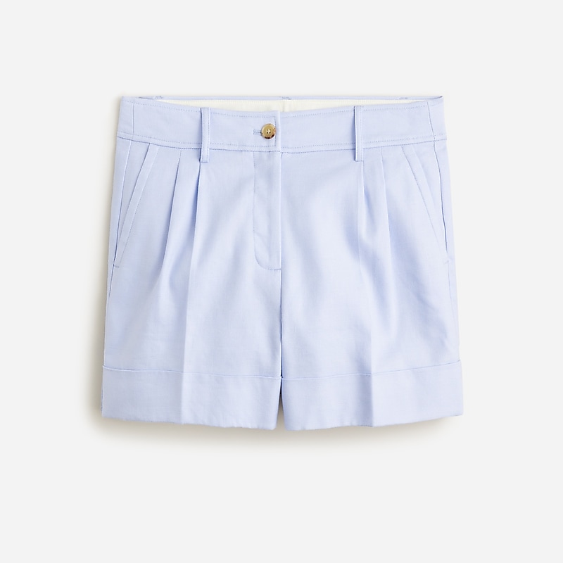 Peri Breeze J.Crew Remi short in stretch linen blend | J.Crew Factory | MAEDG0276