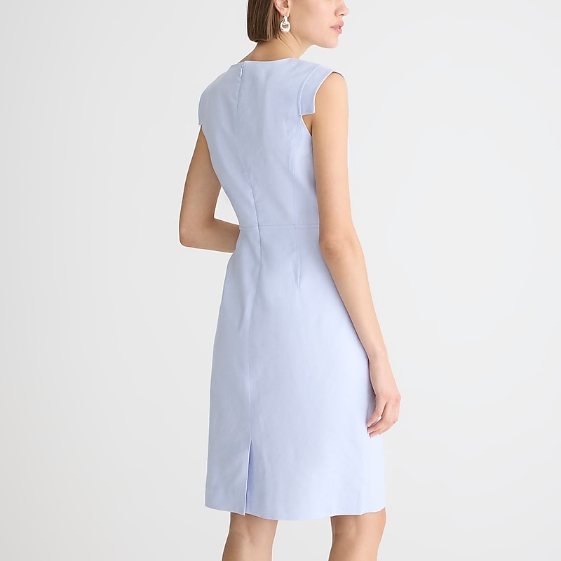 Peri Breeze J.Crew Resume dress in stretch linen blend | J.Crew Factory | HBOEF7942