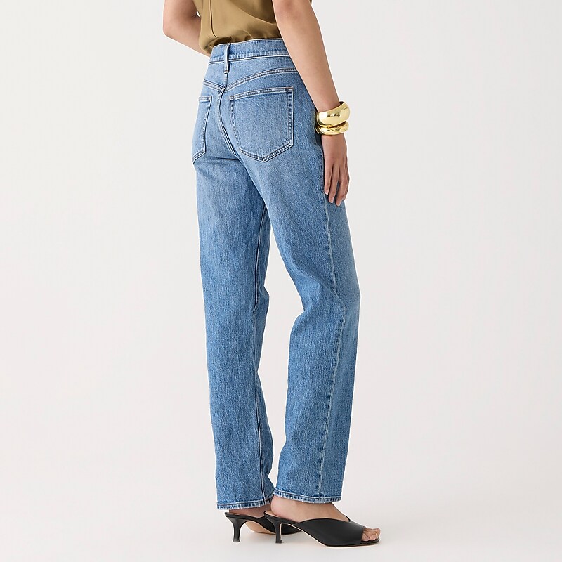 Pheasant Wash J.Crew Mid-rise '90s classic straight-fit jean | J.Crew Factory | NRIHS5896