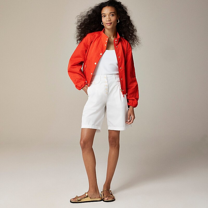 Poppy J.Crew Collection lightweight bomber jacket | J.Crew Factory | SCFNT8476