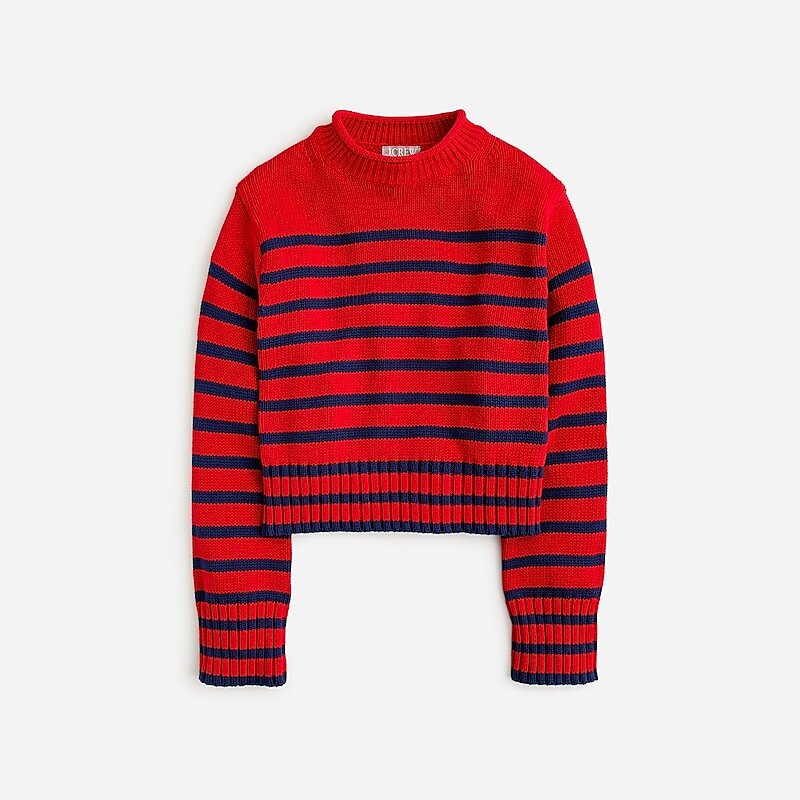 Radiant Ruby Dark Eveni J.Crew Rollneck™ sweater | J.Crew Factory | VJWDR0479