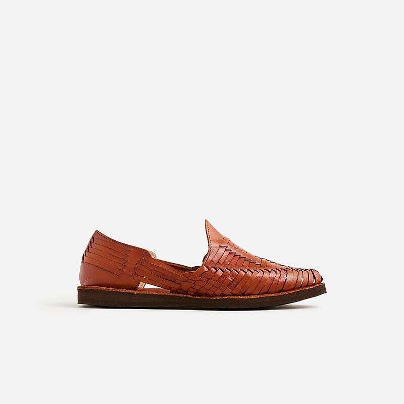 Red Brown J.Crew Chamula™ Cancún huaraches | J.Crew Factory | LMZHX7483