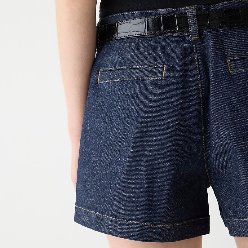 Resin Rinse J.Crew Patch-pocket denim short in resin wash | J.Crew Factory | MDJGN4701