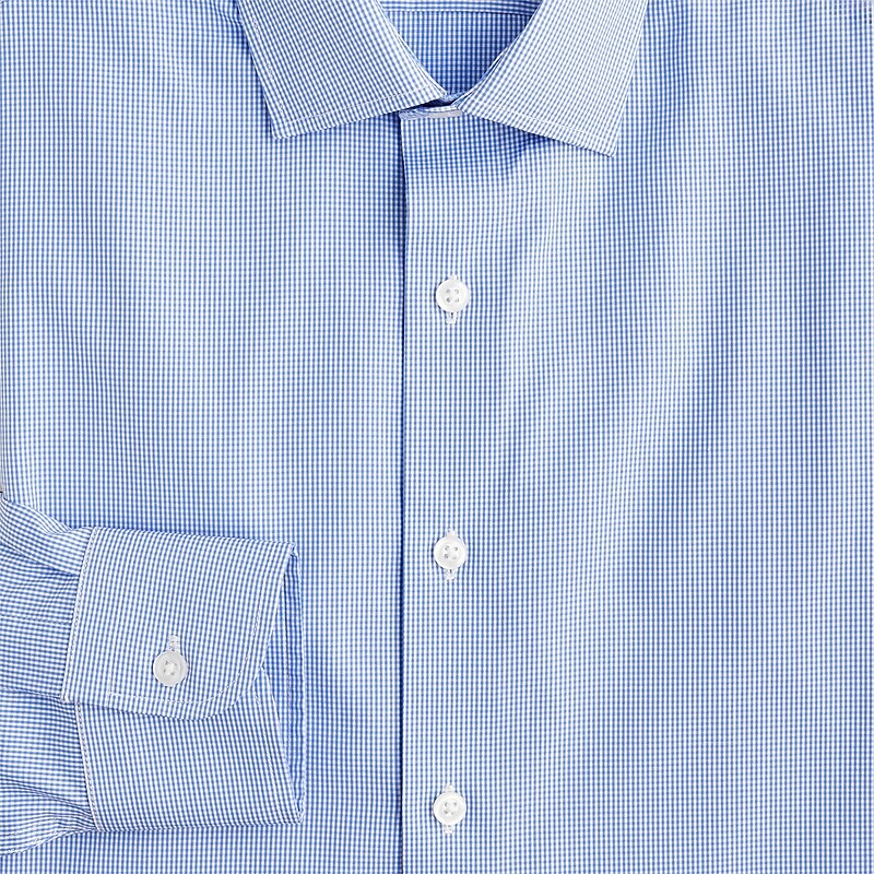 Rian White Blue J.Crew Ludlow Premium fine cotton dress shirt | J.Crew Factory | ZWYIC2834