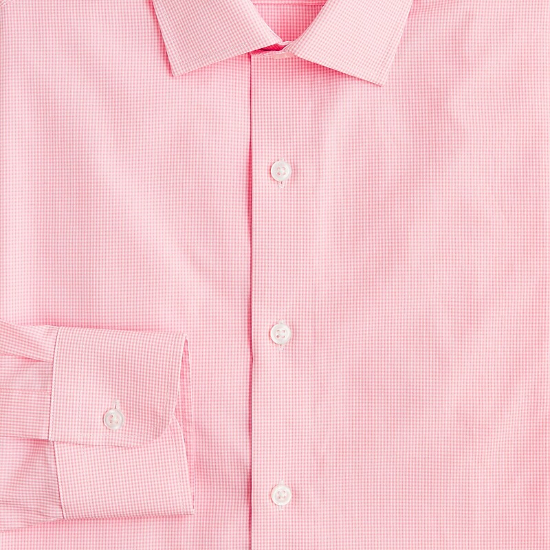 Rian White Pink J.Crew Ludlow Premium fine cotton dress shirt | J.Crew Factory | KDFCB1765