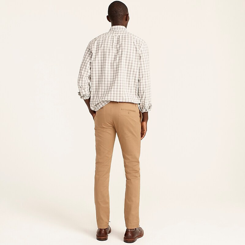 River Brown J.Crew 484 Slim-fit stretch chino pant | J.Crew Factory | MJDPE7329