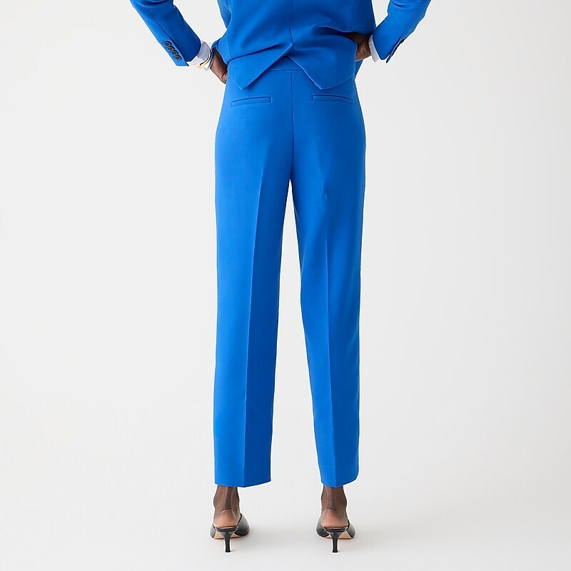 Royal Tanzanite J.Crew Kate straight-leg pant in four-season stretch | J.Crew Factory | VSLJI7804