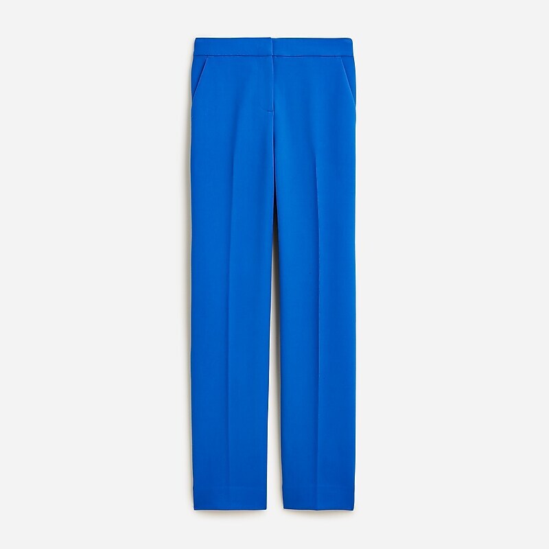 Royal Tanzanite J.Crew Kate straight-leg pant in four-season stretch | J.Crew Factory | VSLJI7804