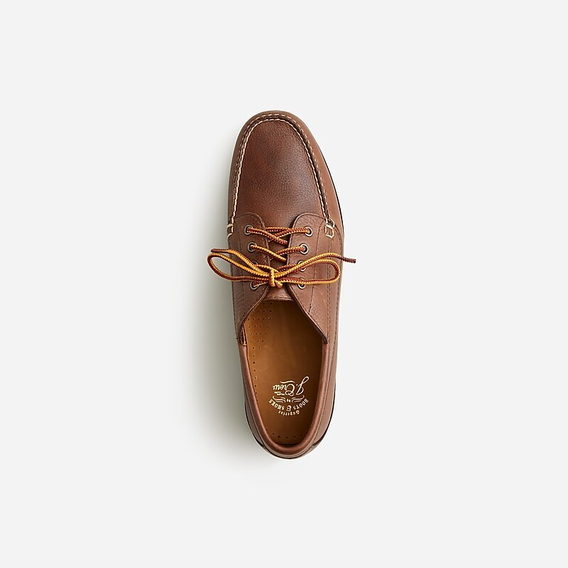 Rustic Brown J.Crew Camp shoes in leather | J.Crew Factory | TBFEZ6903