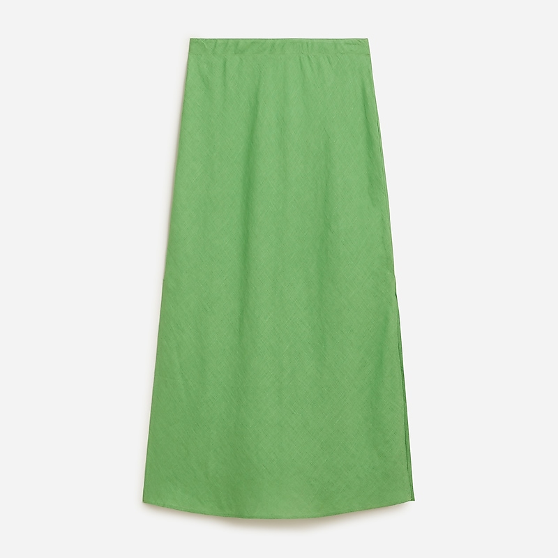 Rustic Willow J.Crew Gwyneth slip skirt in striped linen | J.Crew Factory | GNAQF8306