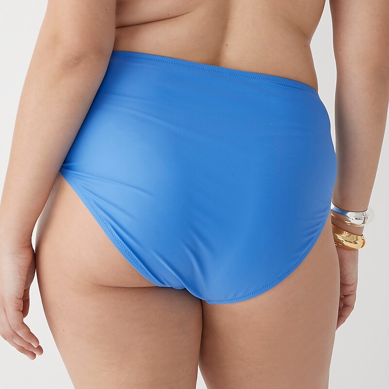 Sail Blue J.Crew High-rise bikini bottom | J.Crew Factory | BJIUM6780