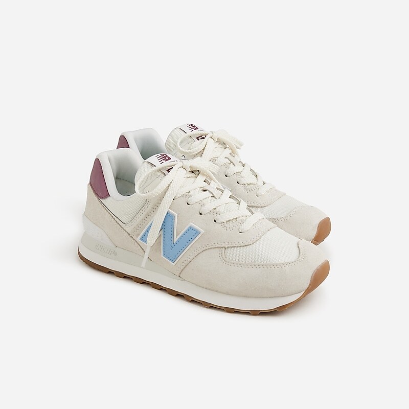 Sea Salt/Blue Haze/Burg J.Crew New Balance® 574 sneakers | J.Crew Factory | JIAFL3810