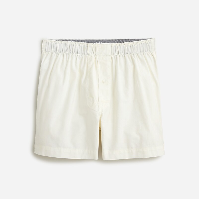 Sea Salt J.Crew Boxer shorts in Broken-in organic cotton oxford | J.Crew Factory | WKVHX4613