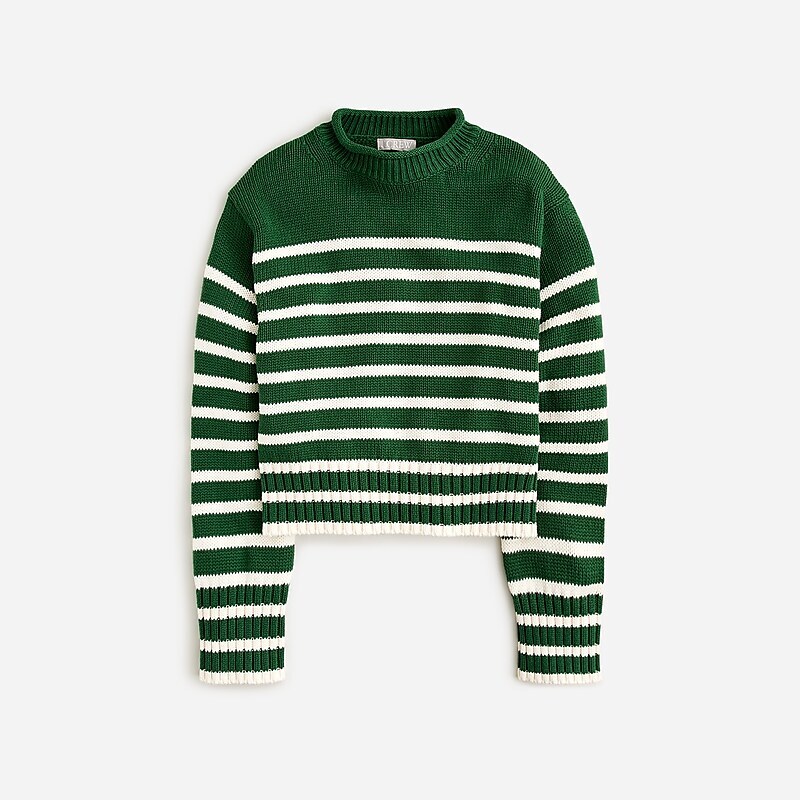 Serene Spruce Antique W J.Crew Rollneck™ sweater | J.Crew Factory | SJMCU0135