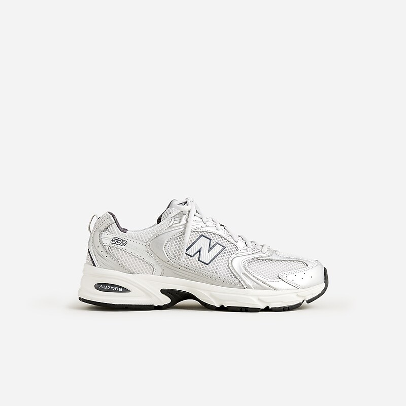 Silver Metalic J.Crew New Balance® 530 sneakers | J.Crew Factory | CQRTL2458