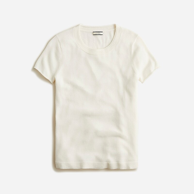 Snow J.Crew Cashmere relaxed T-shirt | J.Crew Factory | JANUR5431