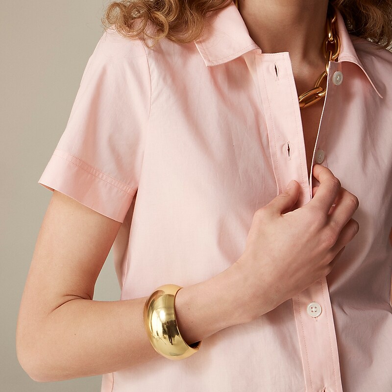 Spring Blush J.Crew Gamine shirt in cotton poplin | J.Crew Factory | FWYCG1280