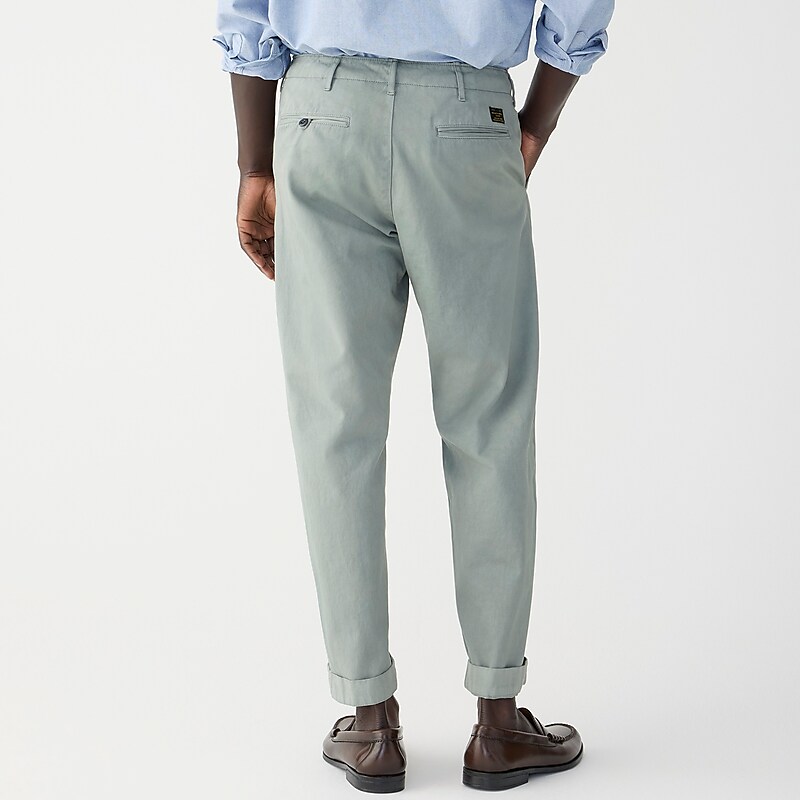 Steel Dust J.Crew Wallace & Barnes selvedge officer chino pant | J.Crew Factory | ATMPQ7019