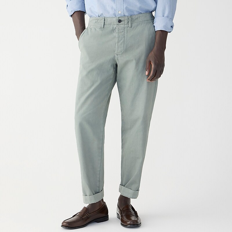 Steel Dust J.Crew Wallace & Barnes selvedge officer chino pant | J.Crew Factory | ATMPQ7019