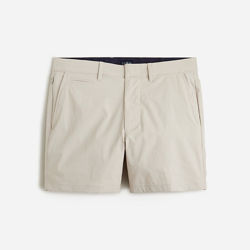 Stone J.Crew 5\'\' tech short | J.Crew Factory | UDYKL0864