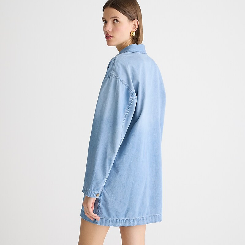 Storm Wash J.Crew Popover dress in chambray | J.Crew Factory | KZWTG1953