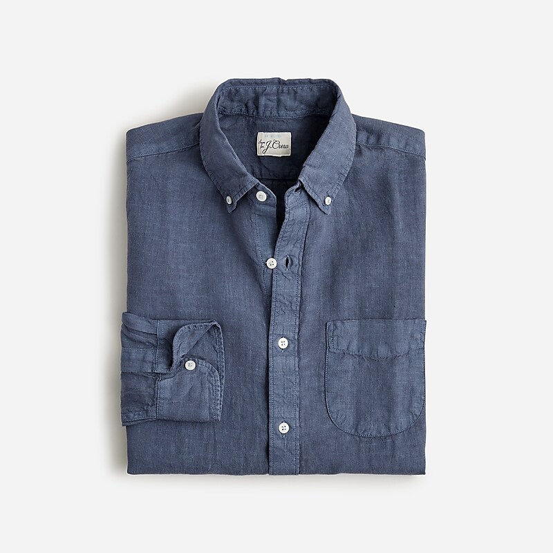 Sunfaded Indigo J.Crew Baird McNutt Irish linen shirt | J.Crew Factory | NOTHB8192