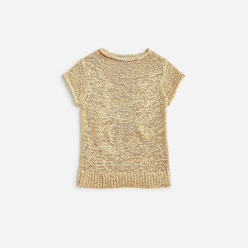 Sunkissed Khaki J.Crew Textured sweater-tee | J.Crew Factory | GVFZW9106