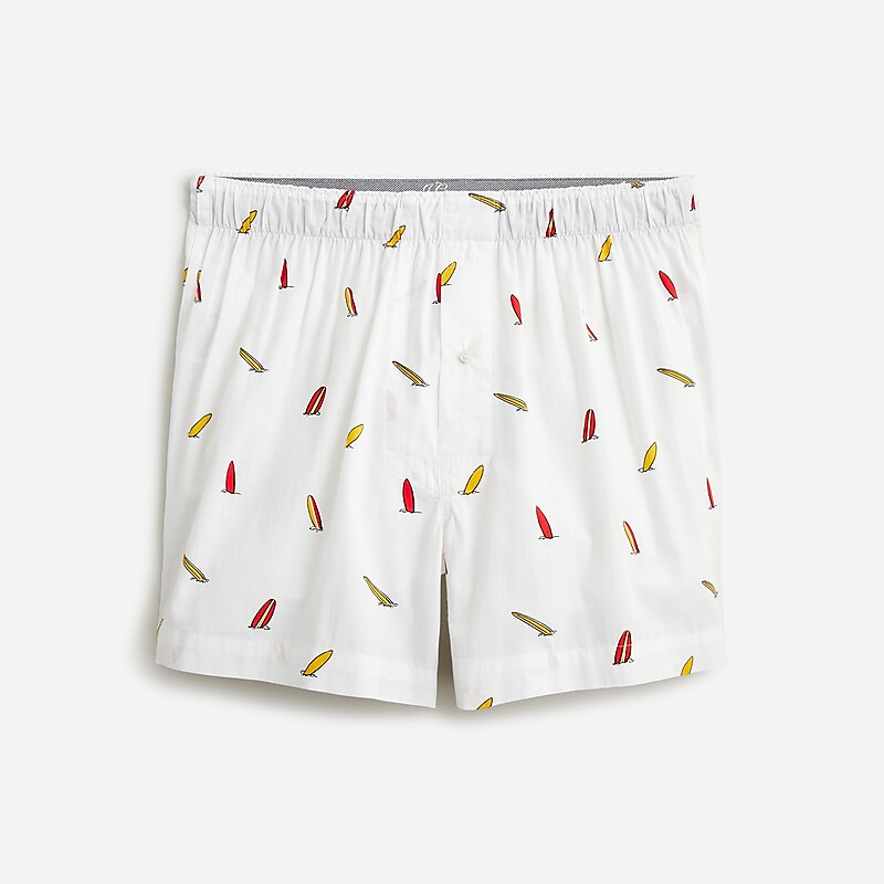 Surferboard White Multi J.Crew Printed boxers | J.Crew Factory | MUDPF0167