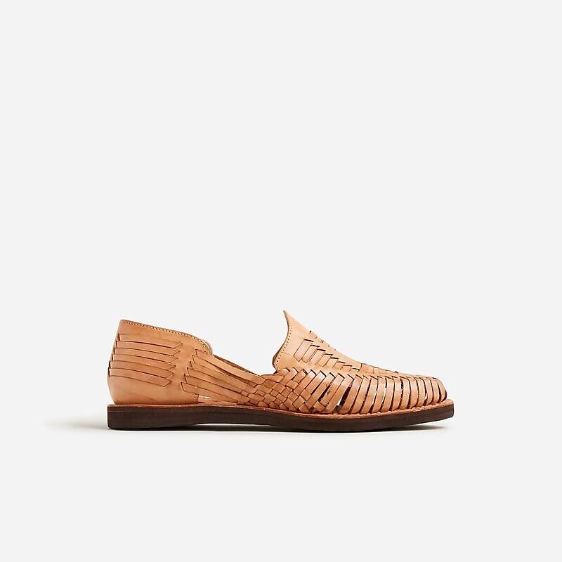 Tan J.Crew Chamula™ Cancún huaraches | J.Crew Factory | GEYXC9065