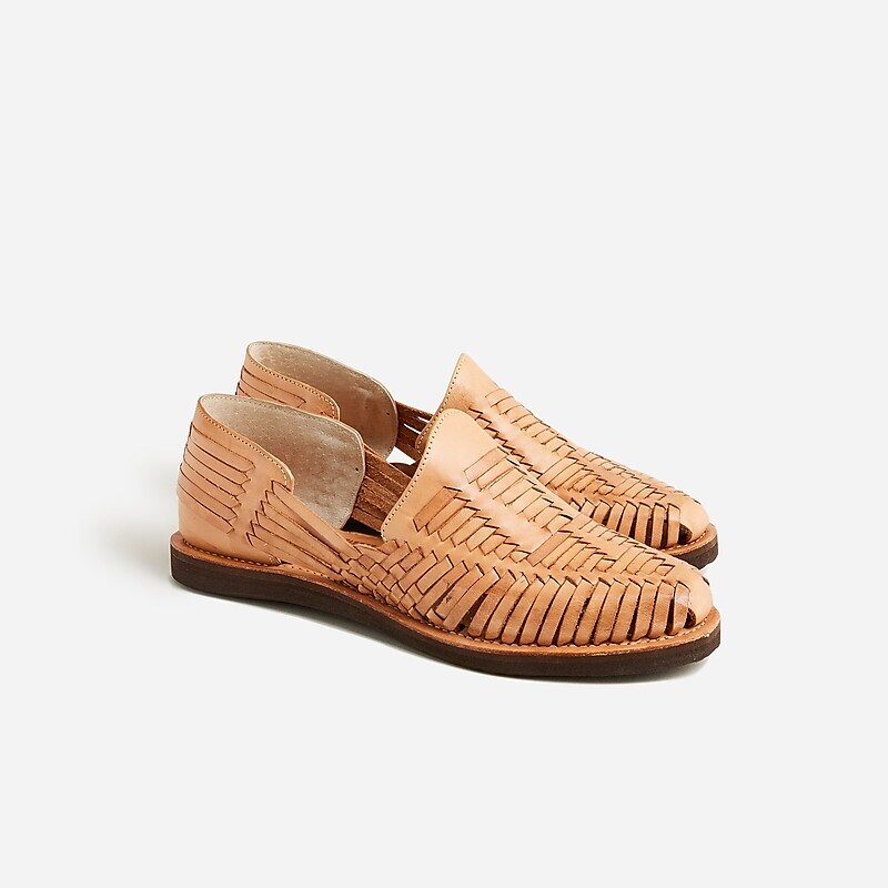 Tan J.Crew Chamula™ Cancún huaraches | J.Crew Factory | GEYXC9065