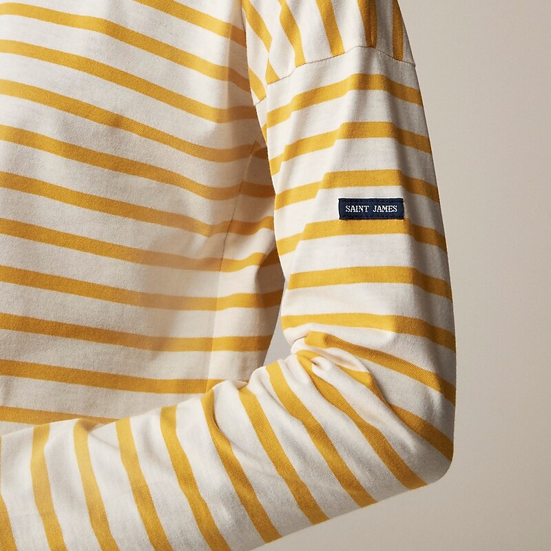 Tilly Stripe Ivory Sunf J.Crew Saint James® X J.Crew structured T-shirt | J.Crew Factory | IJZWU2158