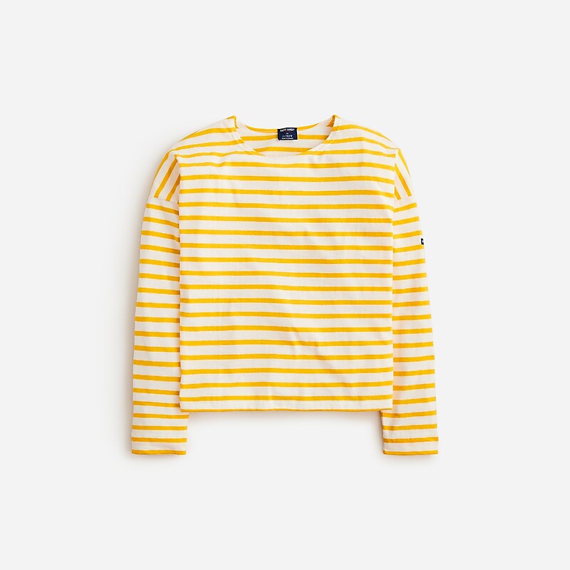 Tilly Stripe Ivory Sunf J.Crew Saint James® X J.Crew structured T-shirt | J.Crew Factory | IJZWU2158