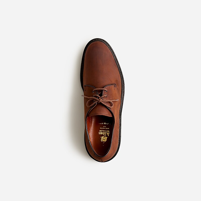 Tobacco Oiled J.Crew Alden® for J.Crew Dutton bluchers in nubuck | J.Crew Factory | KQUGJ1354