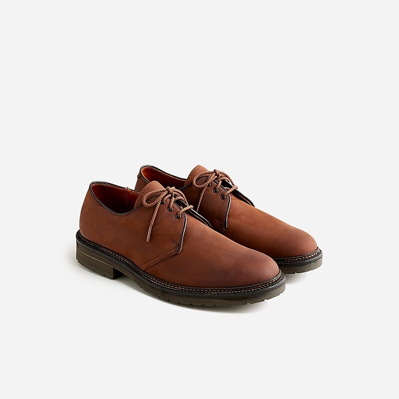 Tobacco Oiled J.Crew Alden® for J.Crew Dutton bluchers in nubuck | J.Crew Factory | KQUGJ1354