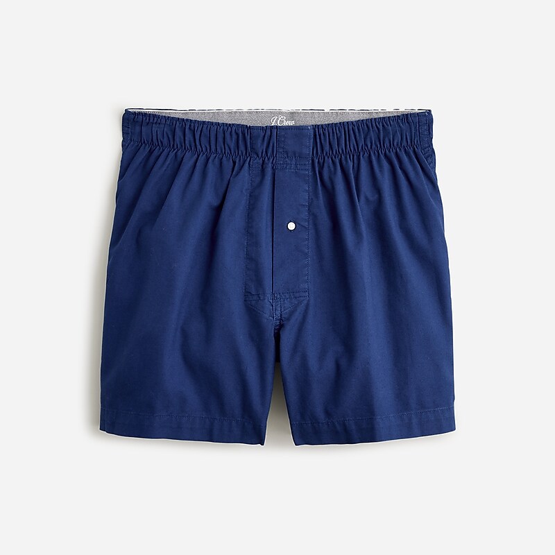 Twilight Navy J.Crew Boxer shorts in Broken-in organic cotton oxford | J.Crew Factory | PNYRO8170