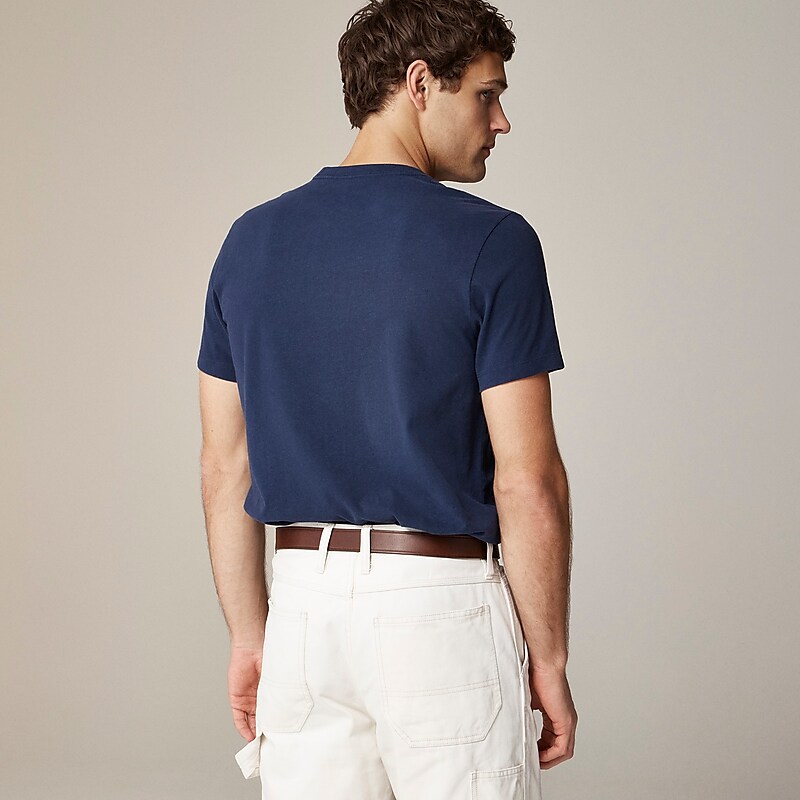 Ultramarine J.Crew Sueded cotton T-shirt | J.Crew Factory | NIPUK4086