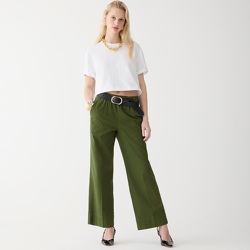 Utility Green J.Crew Astrid chino pant | J.Crew Factory | DAZKX0847