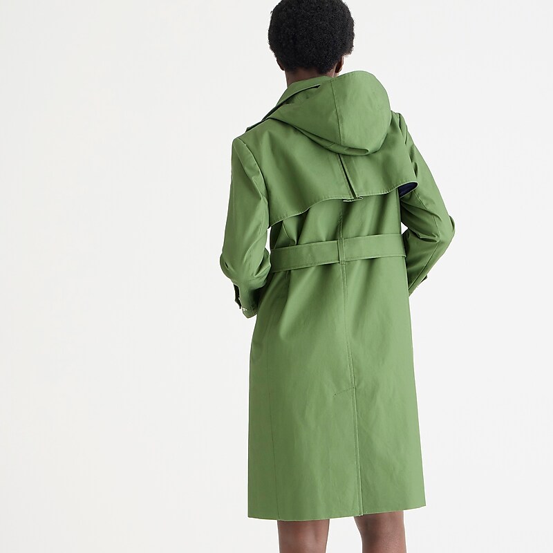 Utility Green J.Crew New Icon trench | J.Crew Factory | VUIXW5174