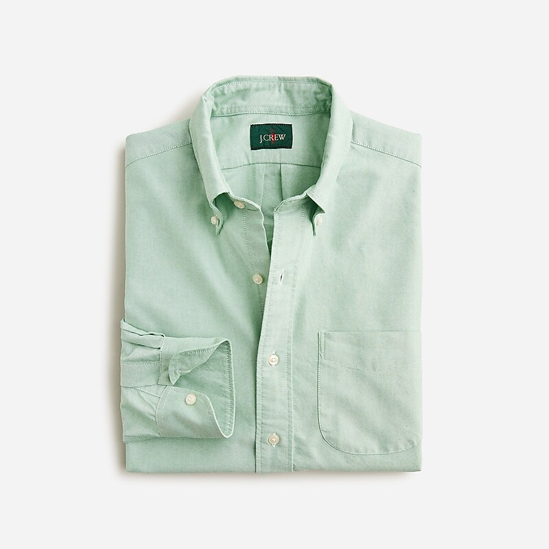 Warm Clover Oxford J.Crew Broken-in organic cotton oxford shirt | J.Crew Factory | XLCIT0517