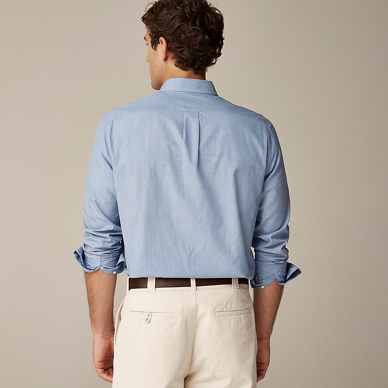 Waterfall J.Crew Secret Wash cotton poplin shirt | J.Crew Factory | ESPAD7361