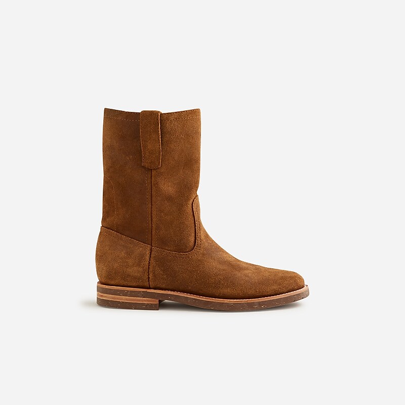 Waxed Snuff Suede J.Crew Hambleton X J.Crew Roper boots in roughout suede | J.Crew Factory | UDNCJ0615