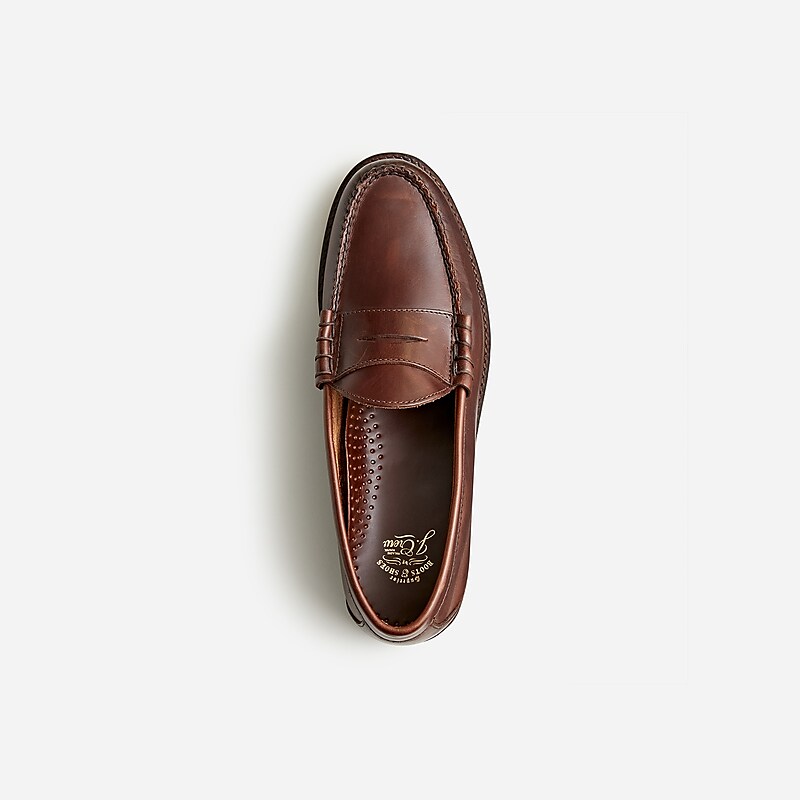 Whiskey J.Crew Camden loafers with leather soles | J.Crew Factory | AJQMH3056