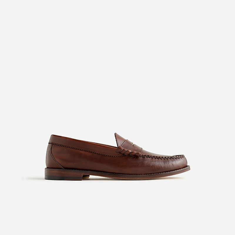 Whiskey J.Crew Camden loafers with leather soles | J.Crew Factory | AJQMH3056