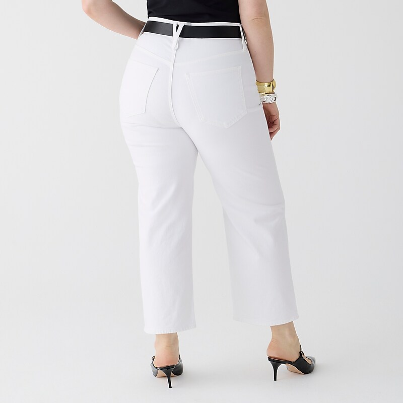 White Denim J.Crew Curvy slim wide-leg jean | J.Crew Factory | EZRML3064