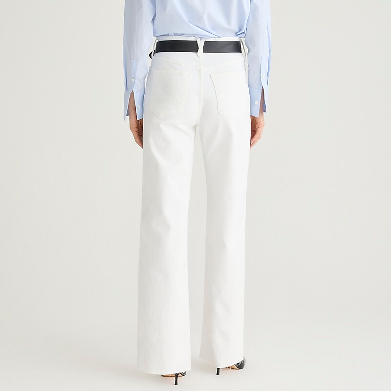 White Denim J.Crew Full-length slim wide-leg jean | J.Crew Factory | NOVRL1246